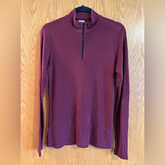 Icebreaker Wool Sangria Everyday Baselayer Set XL - Picture 1 of 5
